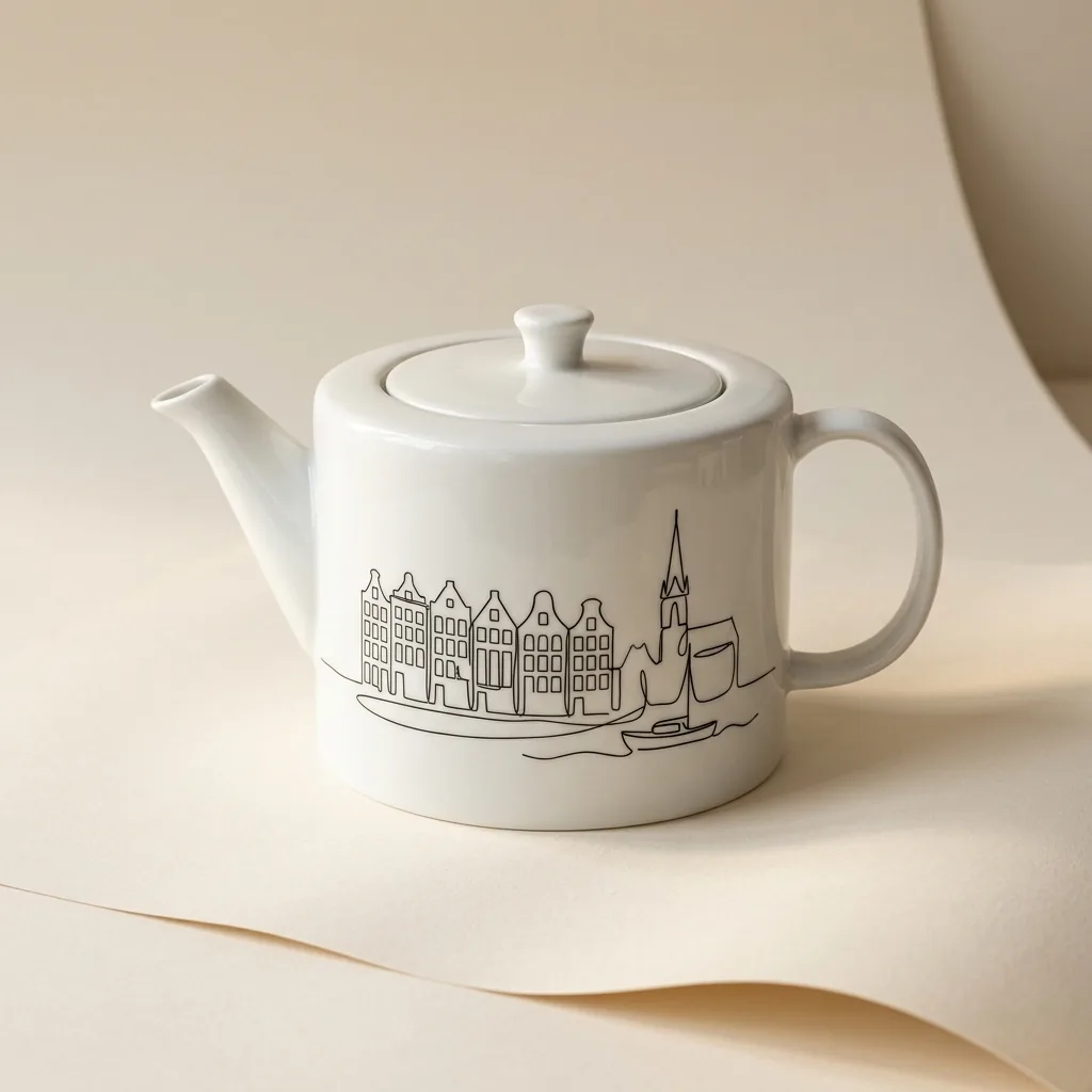 Copenhagen Teapot, studio photo
