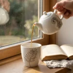 Fern Tea for One on the table