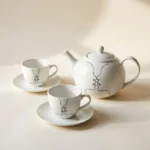 Two Faces Tea Set, studio photo