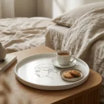 Profile Round Tray on the table