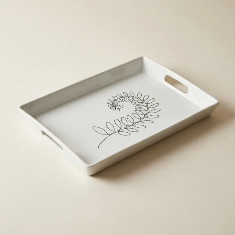 Fern Serving Tray, studio photo