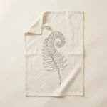 Fern Tea Towel, studio photo