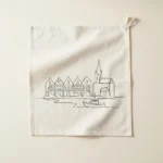 Copenhagen Tea Towel, studio photo